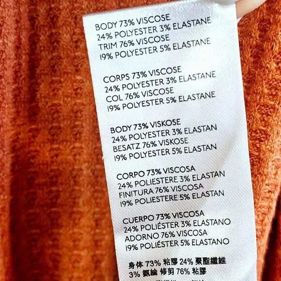 We the Free, Free People, North Shore Thermal Tunic Top, Coral, S - Picture 8 of 9